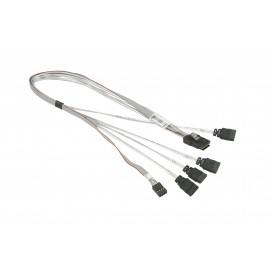 Kabel MiniSAS na 4x SATA 51cm Supermicro CBL-0097L-03