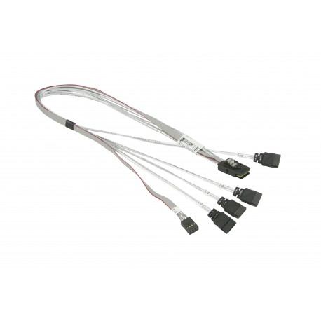 Kabel Supermicro MiniSAS-4xSATA 51cm Kabel Supermicro MiniSAS-4xSATA 51cm