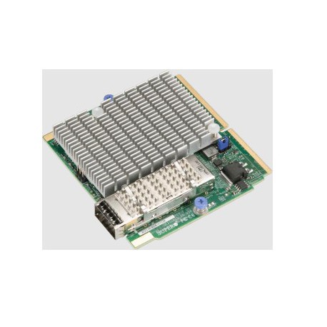 Jednoportowy adapter InfiniBand 100Gbps SIOM AOC-MIBE6-M1CM-O