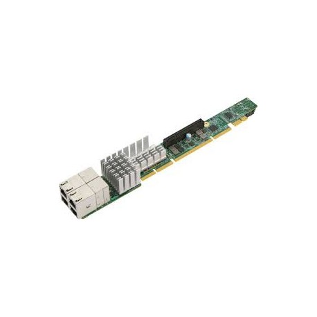 1U Ultra Riser with 2 10Gbase-T and 2 NVMe ports. Intel X540 (For Integration Only)