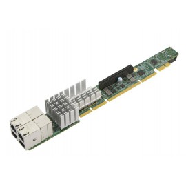 1U Ultra Riser with 4 10Gbase-T and 2 NVMe ports, Intel X540 (For Integration Only)