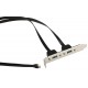 Kabel USB 3.1 B na 2x USB 3.0 A 55cm Supermicro CBL-CUSB-0835