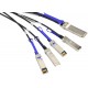 Kabel 40G QSFP+ to 4 x 10G SFP+ pasywny 3M Supermicro CBL-NTWK-0720