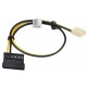 Kabel 4pin na 15pin zasilanie SATA 30cm Supermicro CBL-PWEX-0696