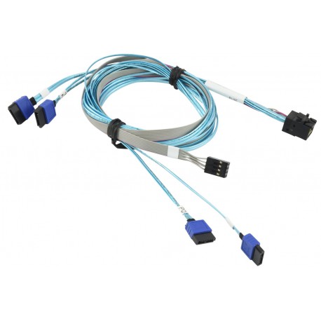Kabel MiniSAS HD na 4 SATA 12Gbs Supermicro CBL-SAST-0699