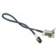 Kabel MiniSAS wewnętrzny na 1 port zewnętrzny niskoprofilowy 61cm Supermicro CBL-0167L-LP
