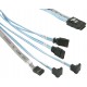 Kabel wewnętrzny MiniSAS na 4x SATA Supermicro CBL-0278L
