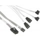 Kabel MiniSAS na 4x SATA Supermicro CBL-0287L-01