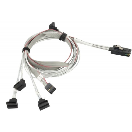 Kabel MiniSAS na 4xSATA Supermicro CBL-0288L-01