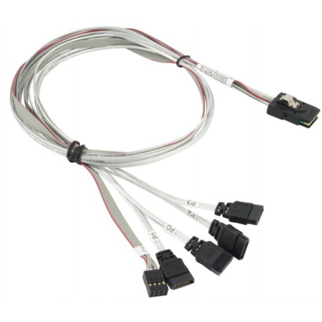 Kabel MiniSAS na 4xS ATA 70cm Supermicro CBL-0237L-01