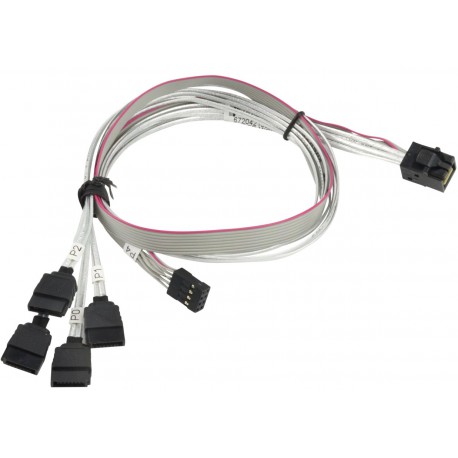 Kabel MiniSAS HD na 4x SATA 50cm Supermicro CBL-SAST-0616