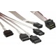 Kabel MiniSAS HD na 4x SATA 50cm Supermicro CBL-SAST-0616