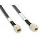Kabel MiniSAS HD PCIe NVMe 12Gbs 45cm Supermicro CBL-SAST-0623