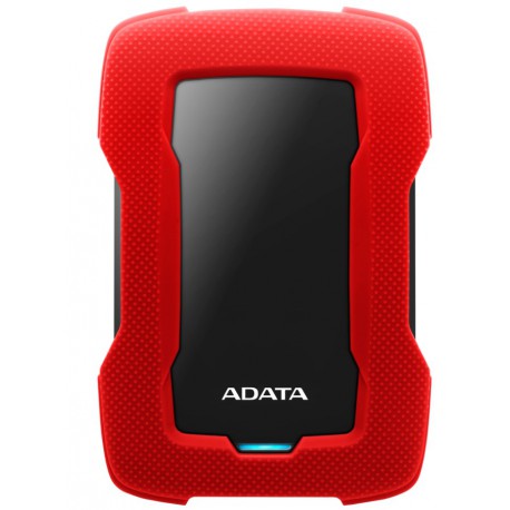 Dysk zewnętrzny HDD ADATA Durable Lite HD330 1TB USB 3.1 czerwony