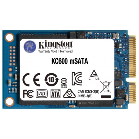 Dysk SSD Kingston KC600 512GB mSATA SATA3