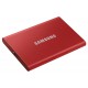 Dysk zewnętrzny SSD Samsung T7 2TB USB 3.2 Gen2 Czerwony