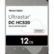 Dysk HDD WD Ultrastar DC HC520 (He12) 12TB 3.5" SAS 3 (HUH721212AL5200)