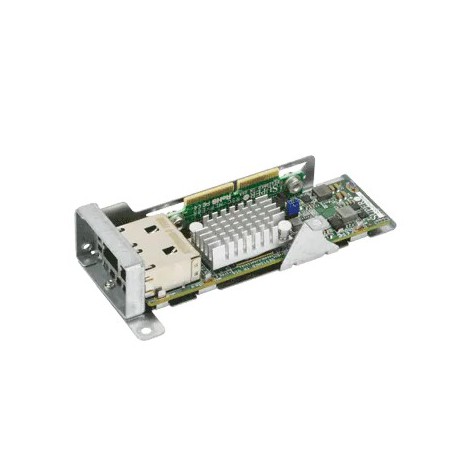 MicroLP single-port 10GbE with SFP+ connector, based on Intel 82599EN for 12 node MicroCloud