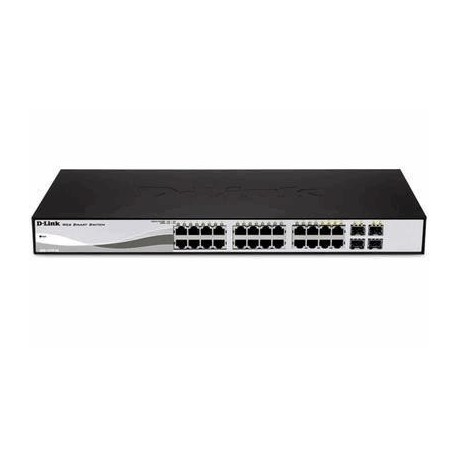 D-Link Switch DGS-1210-24 24xGBit/4xSFP 19 cal Manag.
