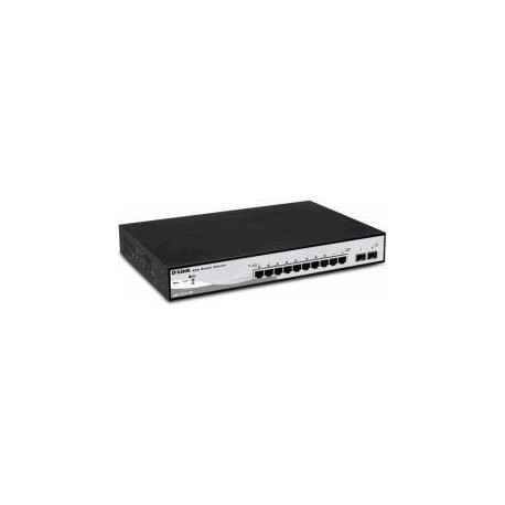 D-Link Switch DGS-1210-10P 8xGBit/2xSFP 19 cal Mana.