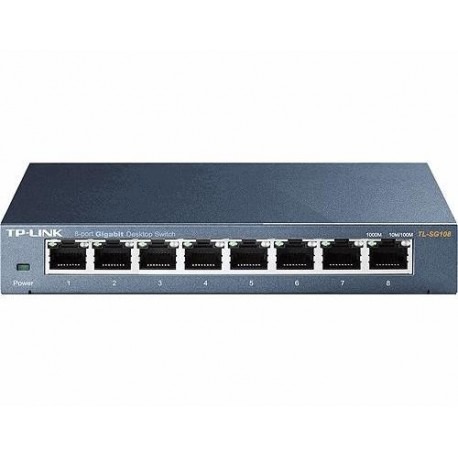 TP-LINK Switch TL-SG108 8xGBit Unmanaged Metallg.