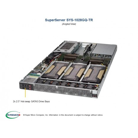 Supermicro serwer Rack 1U SYS-1028GQ-TR Supermicro serwer Rack 1U SYS-1028GQ-TR