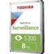 Toshiba HD3.5 cala SATA3 8TB S300 7.2k/Bulk