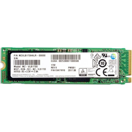 SSD M.2 (2280) 1TB Samsung PM981 (PCIe/NVMe)