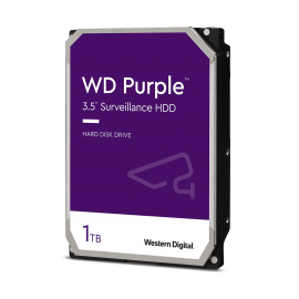 Dysk HDD WD Purple 1TB 3.5" SATA III 64 MB 5400 obr./min. (WD10PURZ)