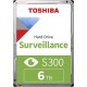 Toshiba HD3.5 cala SATA3 6TB S300 7.2k/Bulk