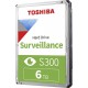 Toshiba HD3.5 cala SATA3 6TB S300 7.2k/Bulk